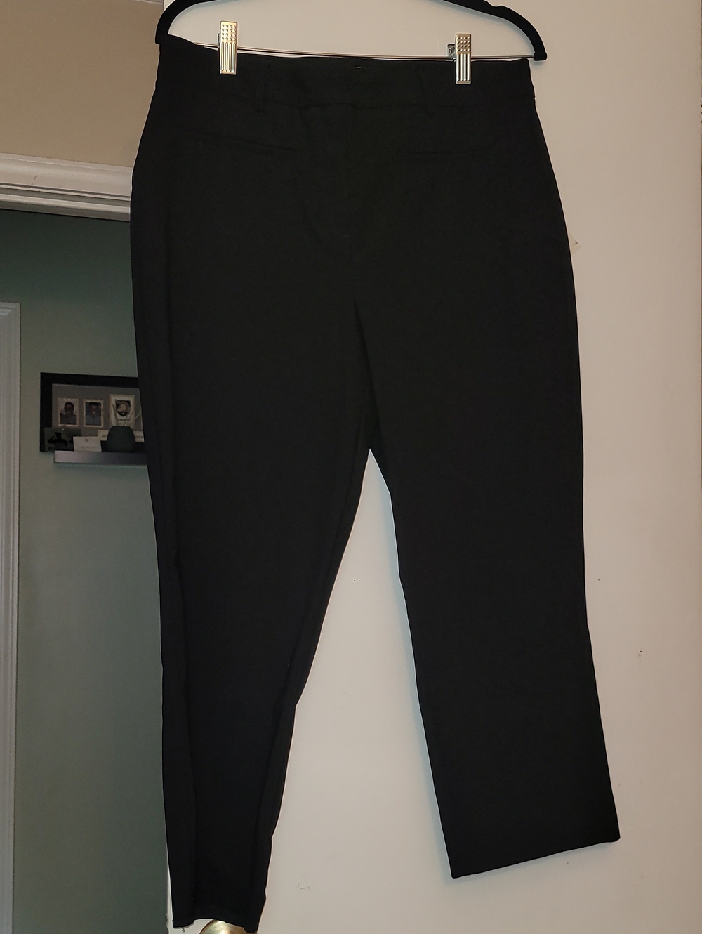 Rachel Zoe Black Straight-Leg Ponte Pull-On Pants